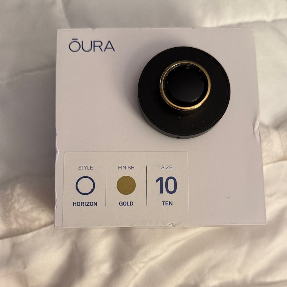 Oura Gen3 Gold Horizon Ring - Size 10